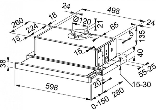 Фото - Витяжка вбудована Franke FSM 601 WH/GL (315.0489.957)