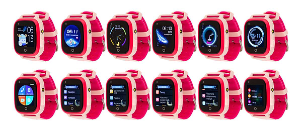 Фото - Детские часы AmiGo GO005 4G WIFI Thermometer Pink