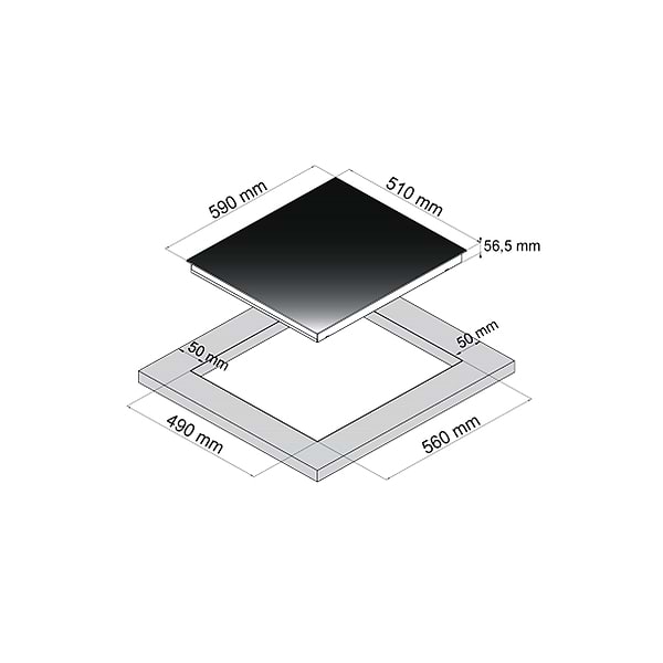 Фото - Варильна поверхня електрична Freggia HCI64B/1