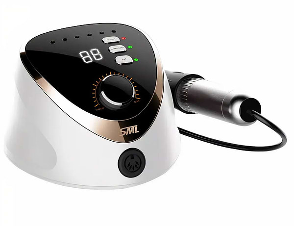 Фото - Маникюрный набор аппаратный SML Nail Sander M12 с педалью White
