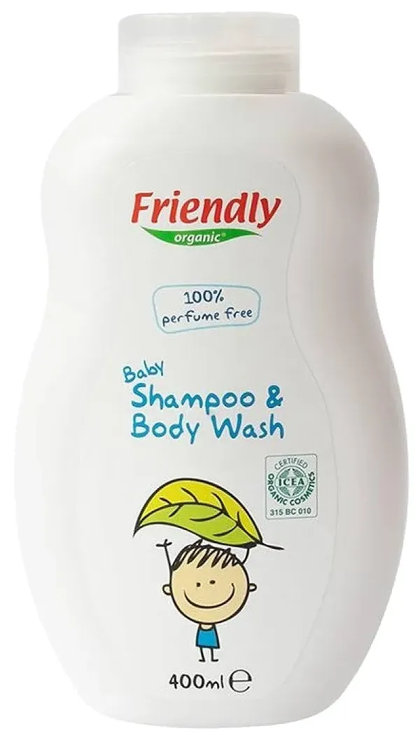Фото - Средство 2в1 по уходу за детскими волосами Friendly organic Органический шампунь-гель без запаха 400 мл (FR1604)
