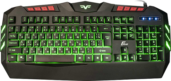 Фото - Клавіатура дротова Frime Dragonfly USB (FLK18300)