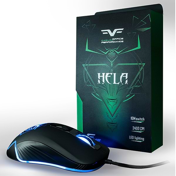 Фото - Миша дротова ігрова Frime Hela Black USB (FMC1840)