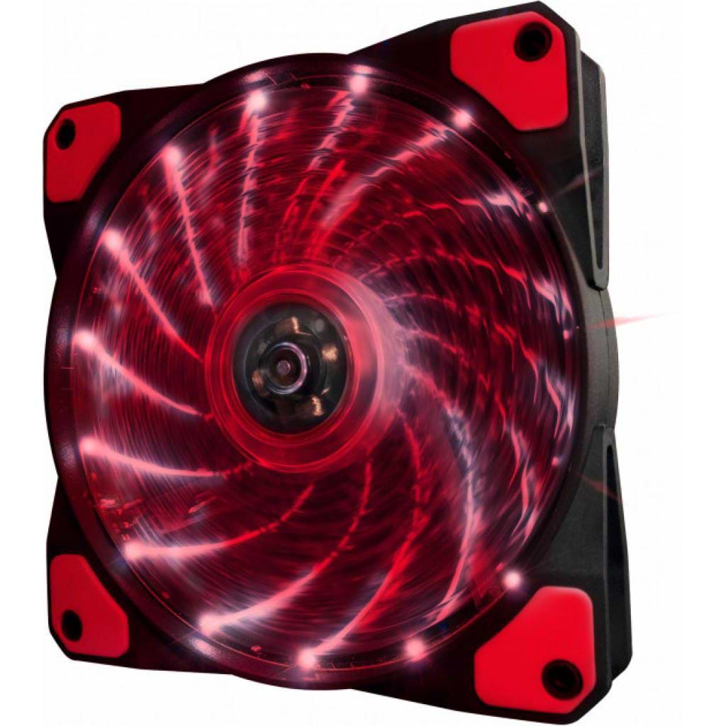 Корпусный вентилятор Frime Iris LED Fan 15LED Red (FLF-HB120R15)