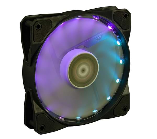 Фото - Корпусный вентилятор Frime Iris LED Fan 16LED RGB HUB-2 (FLF-HB120RGBHUB216)