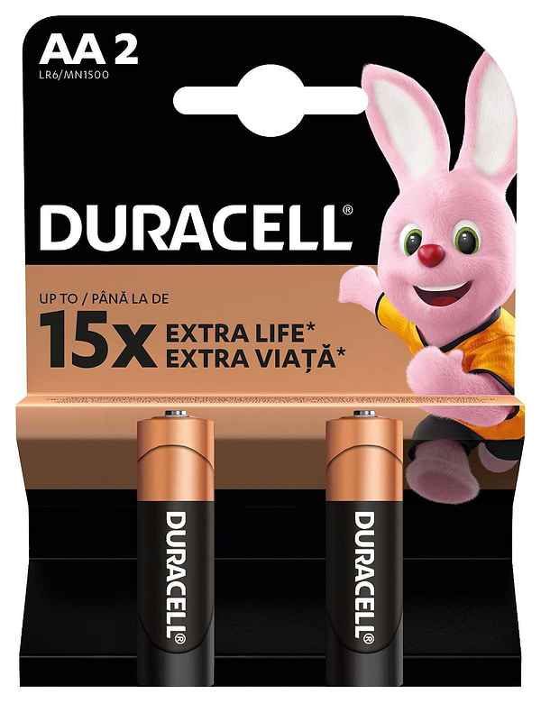Фото - Батарейка тип AA Duracell MN-1500  (LR-06) 2шт.