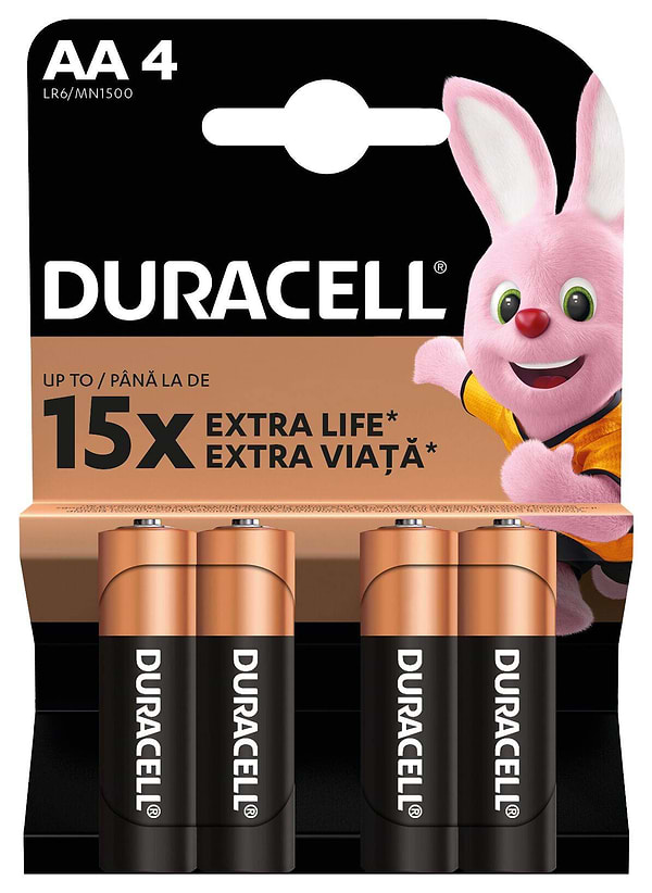 Фото - Батарейка тип AA Duracell MN-1500  (LR-06) 4шт.