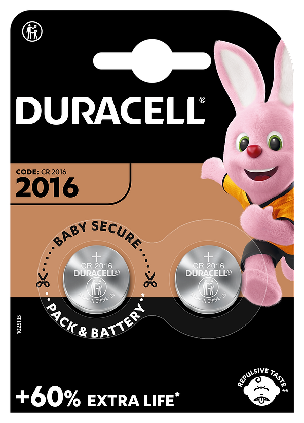 Фото - Уценка - Батарейка тип CR2016 Duracell DL2016 DSN 2 шт. (81546817)
