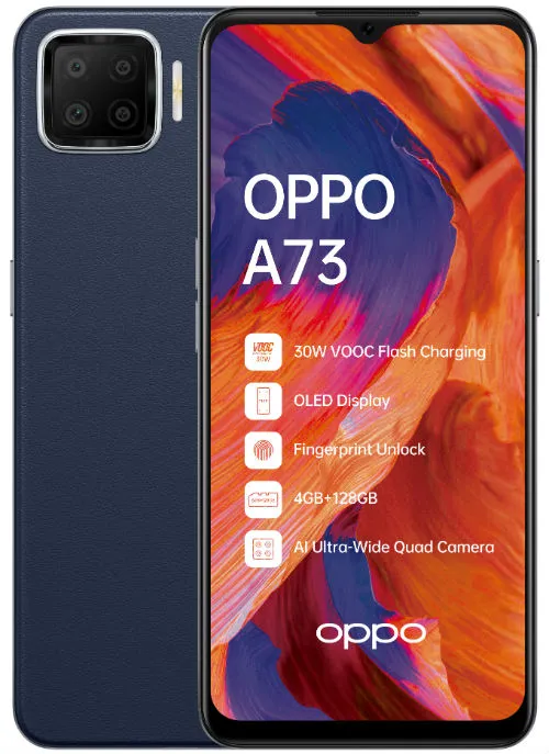 Фото - Смартфон OPPO A73 4/128Gb Blue