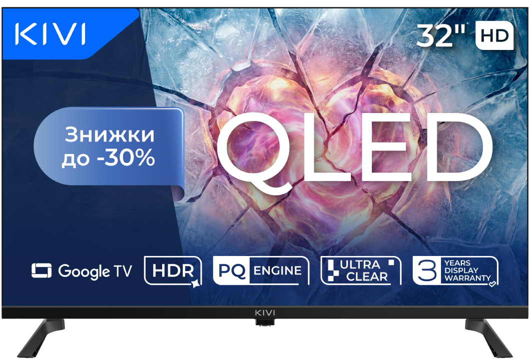 Телевізор Kivi 32H820KB - Фото 1