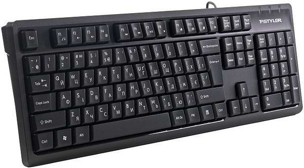 Фото - Клавіатура дротова A4tech FKS12 (Black)
