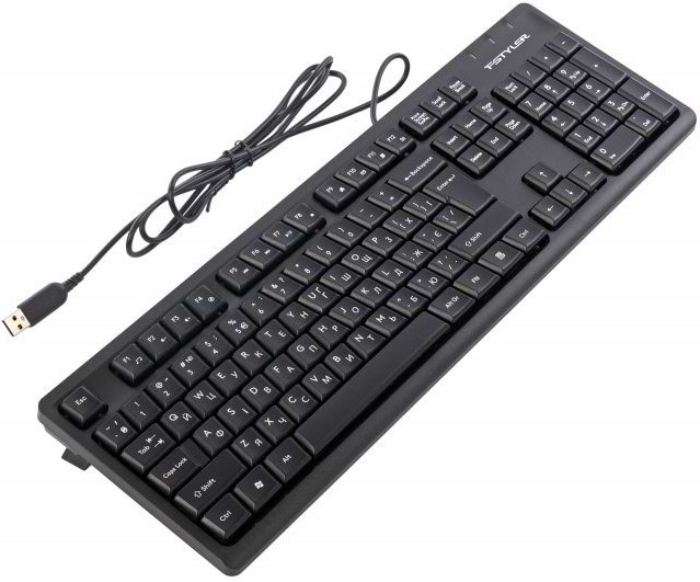 Фото - Клавіатура дротова A4tech FKS12 (Black)