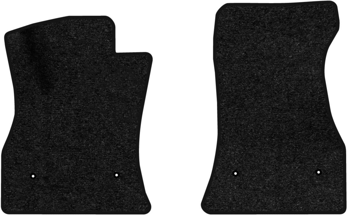 Килимки ворсові в салон авто EVAtech Standard для Fiat 500L 2012 1 покоління Minivan EU чорний кант FT1557AD2FL4VEB