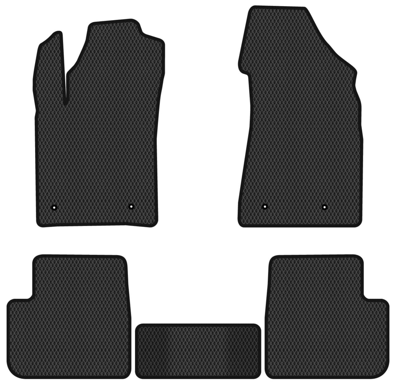 EVA килимки в салон авто EVAtech для Bravo (Type 198) Fiat 2007-2014 2 покоління Htb EU FT22216CV5FL4RBB