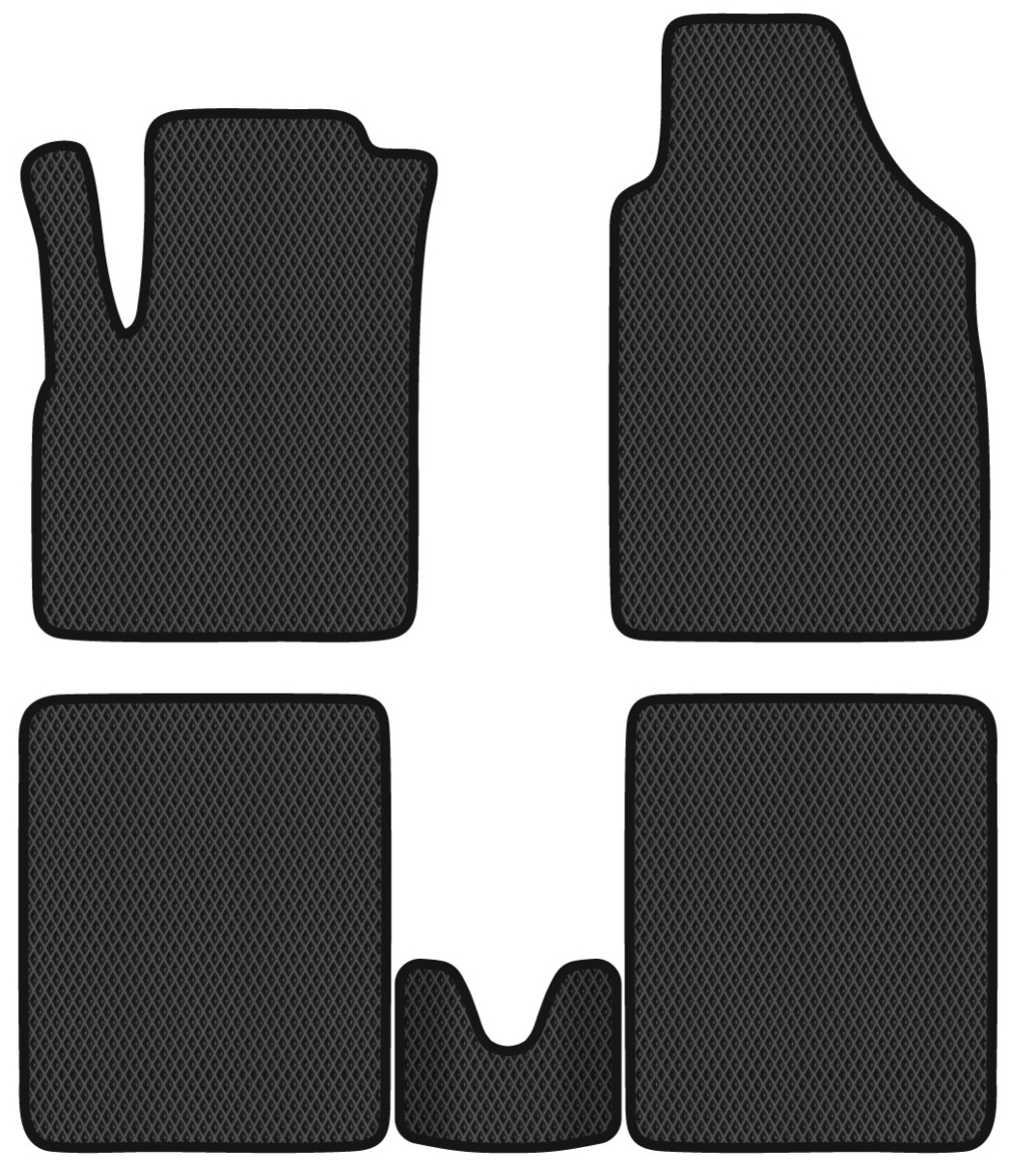 EVA коврики в салон авто EVAtech для Panda (169) Fiat 2003-2012 2 поколение Htb EU FT22612CV5RBB