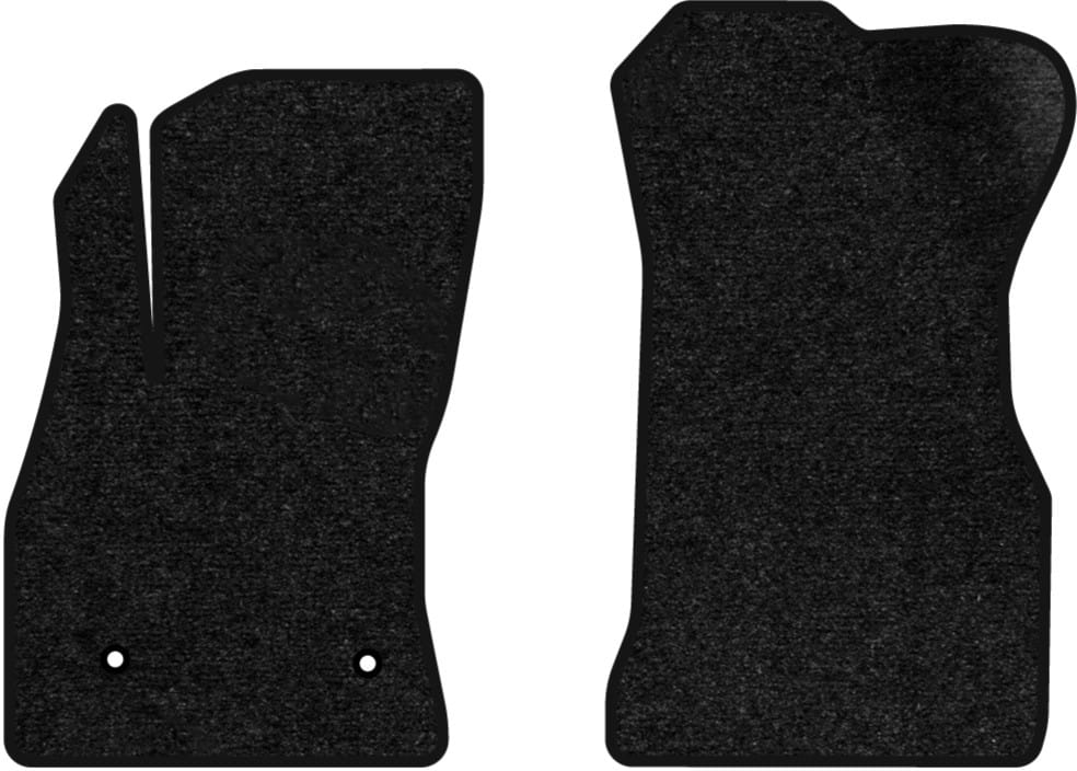 Килимки ворсові в салон авто EVAtech Standard для Fiat Doblo (263) AT 2010-2014 2 покоління Minivan EU чорний кант FT34088A2TL2VEB