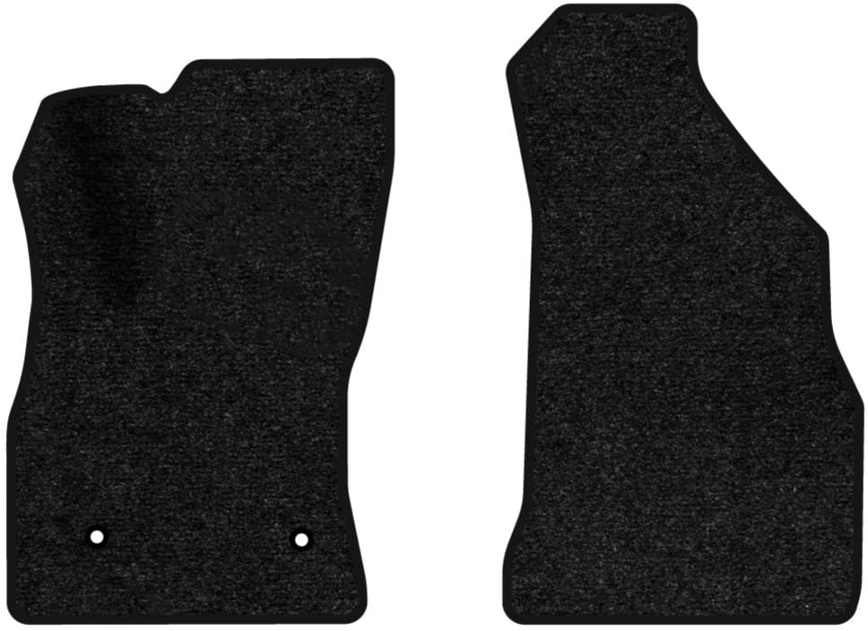 Килимки ворсові в салон авто EVAtech Standard для Fiat Doblo (263) AT 2010-2014 2 покоління Minivan EU чорний кант FT34088AE2TL2VEB