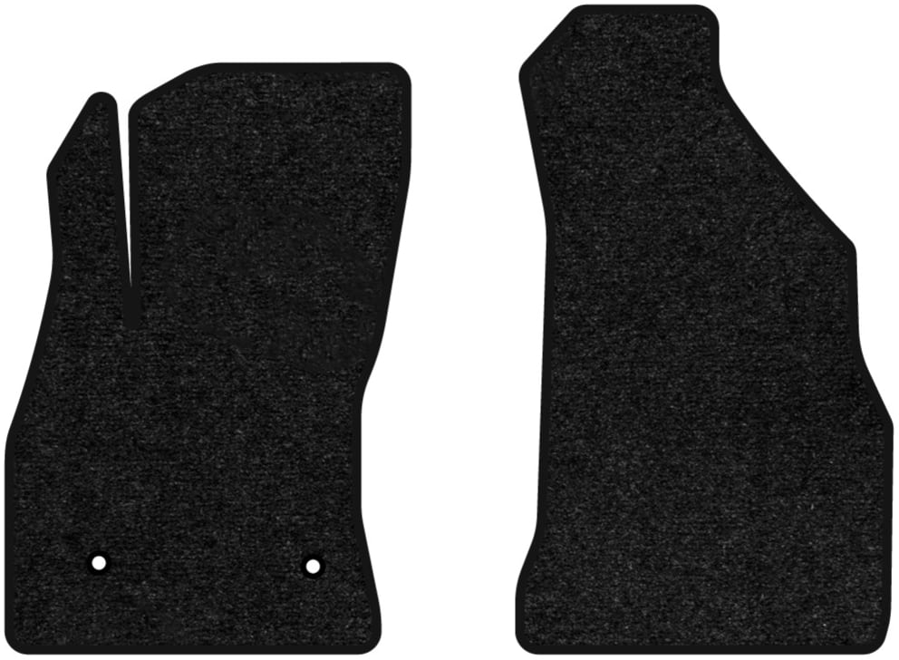 Килимки ворсові в салон авто EVAtech Standard для Fiat Doblo (263) AT 2010-2014 2 покоління Minivan EU чорний кант FT34088AV2TL2VEB