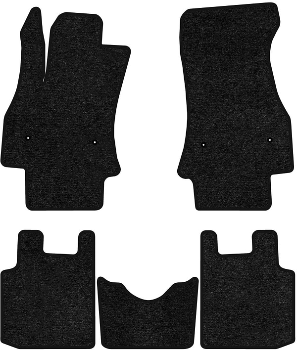 Фото - Коврики ворсовые в салон авто EVAtech Standard для Fiat 500L 2012 1 поколение Minivan USA черный кант FT44213C5FL4VEB