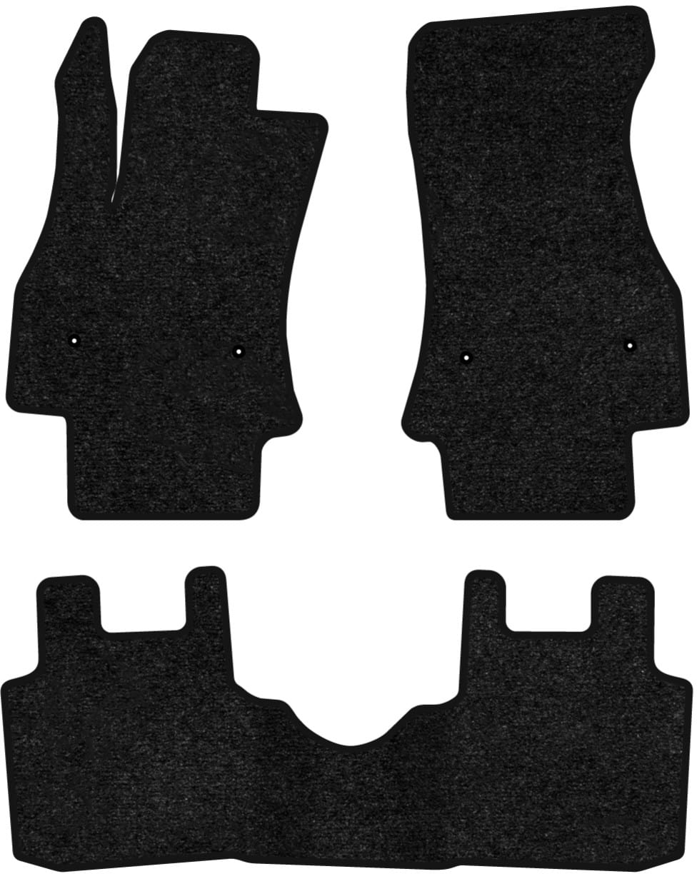 Коврики ворсовые в салон авто EVAtech Standard для Fiat 500L 2012 1 поколение Minivan USA черный кант FT44213Z3FL4VEB