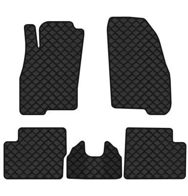 Коврики из экокожи в салон авто EVAtech ECO для Grande Punto (199) 3-doors Fiat 2005-2018 3 поколение Htb EU (FT51404CV5BBB)