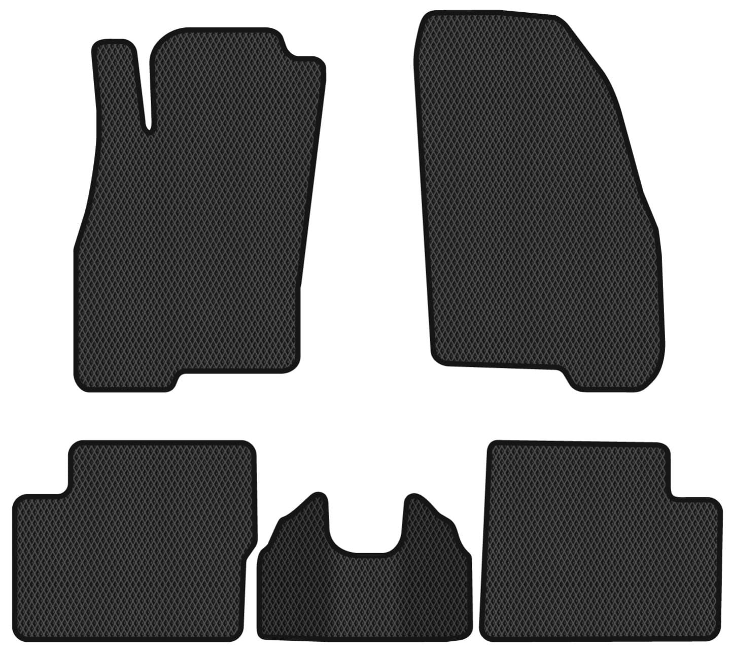 EVA коврики в салон авто EVAtech для Grande Punto (199) 3-doors Fiat 2005-2018 3 поколение Htb EU FT51404CV5RBB