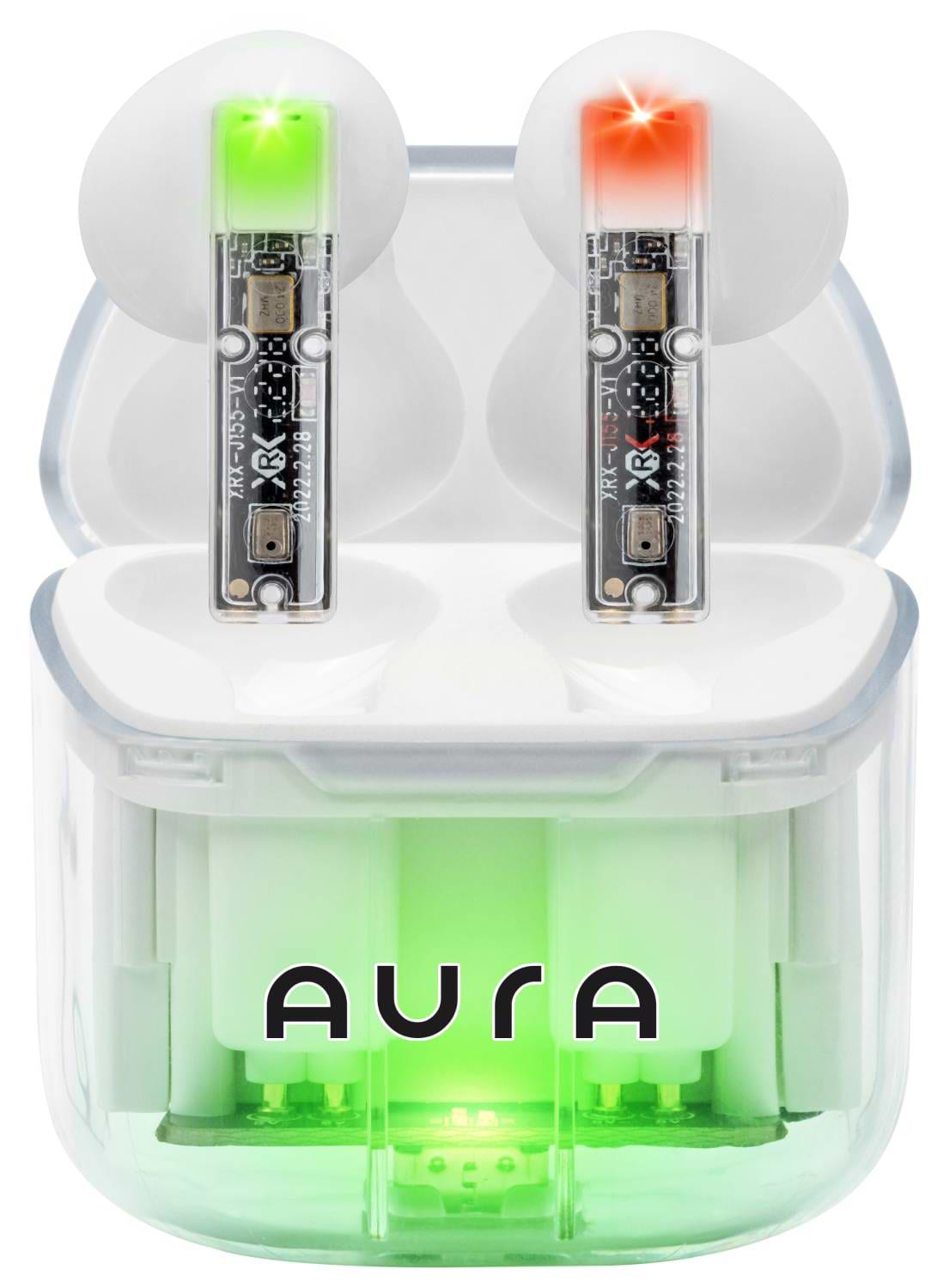 Наушники вкладыши беспроводные TWS Aura 6 White (TWSA6W) - Фото 1