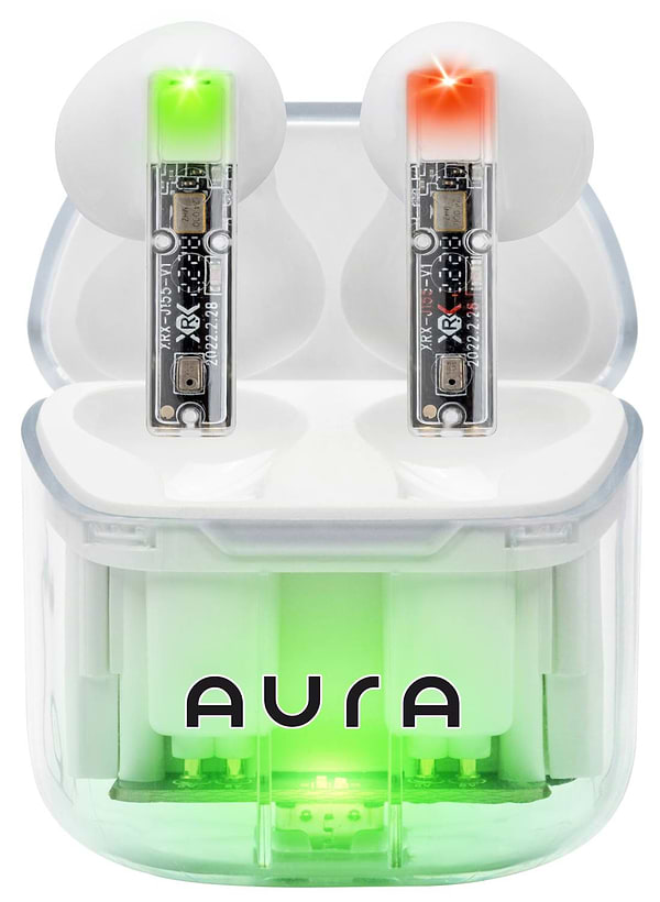 Фото - Наушники вкладыши беспроводные TWS Aura 6 White (TWSA6W)