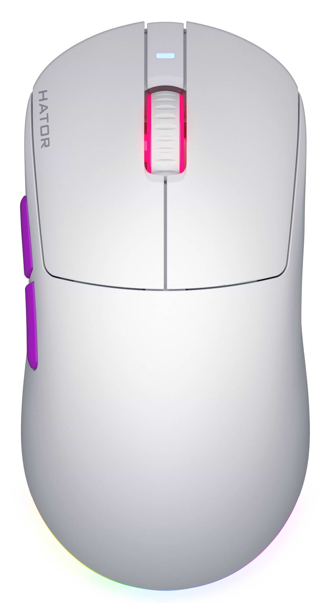 Мышь беспроводная игровая Hator Quasar 3 ULTRA 8K Wireless White (HTM771) - Фото 1