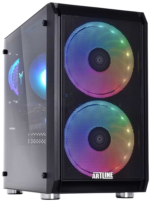 Фото - Системный блок QUBE QB i5 14400F RTX 3050 6GB NM 1641Win (i514400FRTX30506GBNM1641Win)