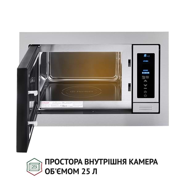 Фото - Мікрохвильова піч (НВЧ) вбудовувана Perfelli BM 255 BIX