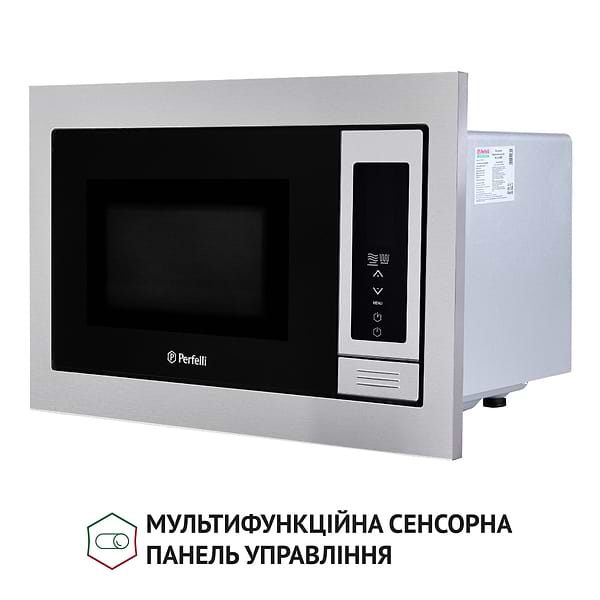 Фото - Мікрохвильова піч (НВЧ) вбудовувана Perfelli BM 255 BIX