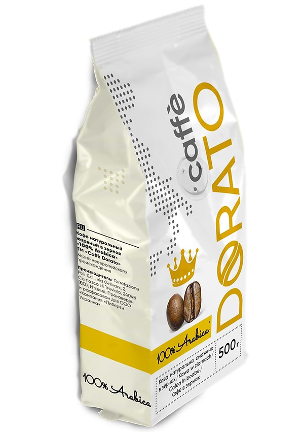 Фото - Кофе в зернах DORATO 500 г (8019650005299)