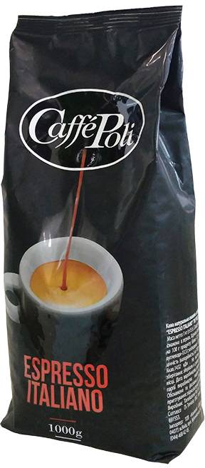 Кофе в зернах Caffe Poli Espresso Italiano Nero