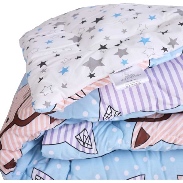 Фото - Одеяло зимнее полуторное MirSon шерстяное №3013 Сolor Fun Line Whales (2200004833910)