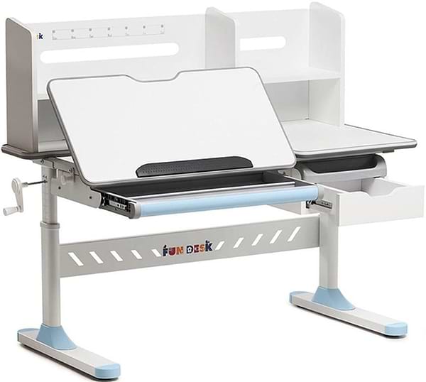 Фото - Парта шкільна FunDesk FIORE II BLUE (1+1+1)