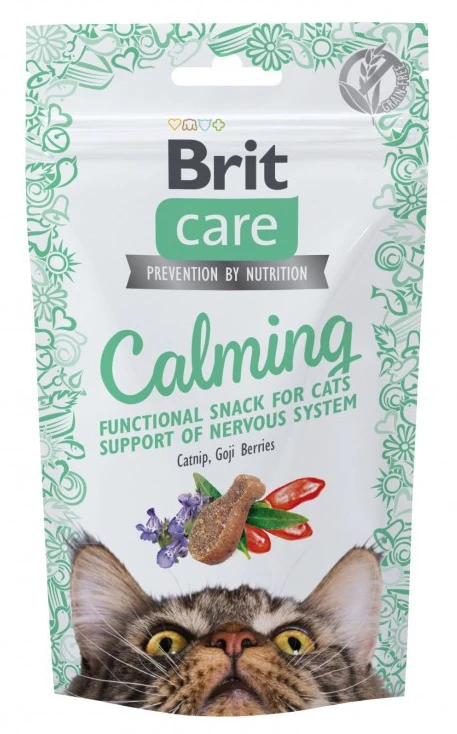 Ласощі для котів Brit Care Functional Snack Calming з куркою 50 г (8595602555765)