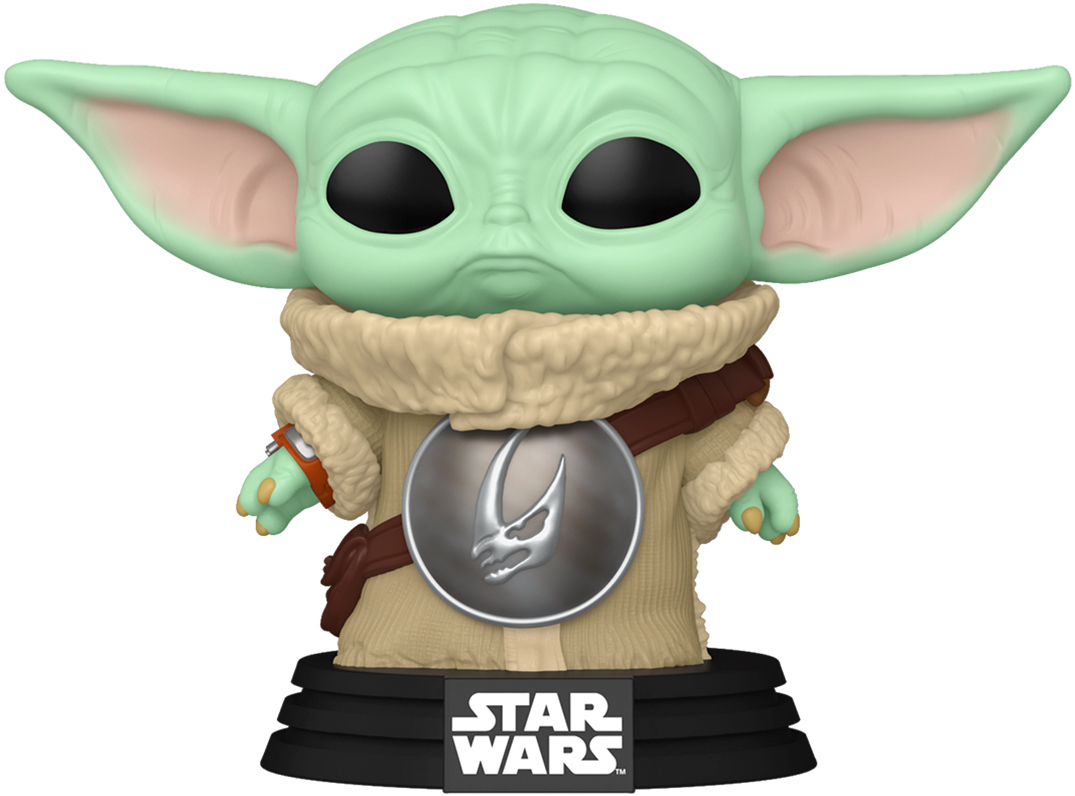 Колекційна фігурка FUNKO POP! серії Мандалорець - ГРОГУ З БРОНЕЮ Грязера (90447)