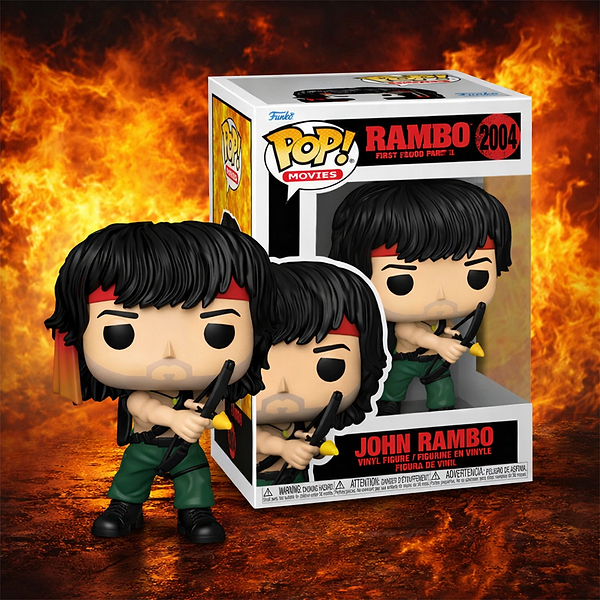 Фото - Коллекционная фигурка FUNKO POP! серии Рэмбо 2 - ДЖОН РЭМБО С ЛУКОМ (90362)