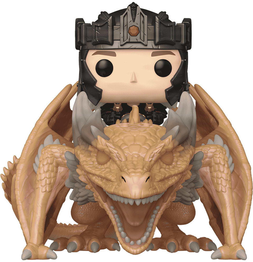 Колекційна фігурка FUNKO POP! Rides серії Будинок Дракона S4 - ЕЙГОН ТАРГАРІЄН І СОНЯЧНИЙ ВОГОНЬ (83460)