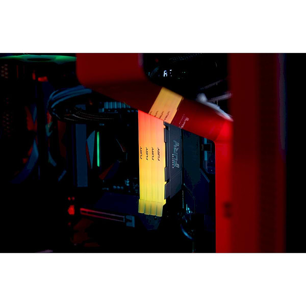 Фото - Память DDR Kingston Fury Renegade RGB 16GB/3600 DDR4 (KF436C16RB12A/16)