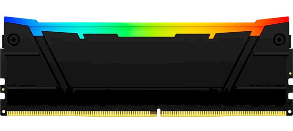 Фото - Память DDR Kingston Fury Renegade RGB Black DDR4-3600 64GB (2x32GB) CL18-22-22 1.35V XMP (KF436C18RB2AK2/64)