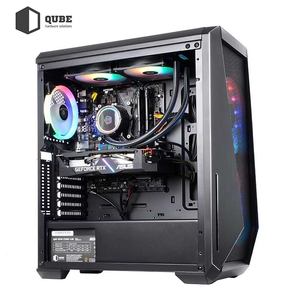 Фото - Системний блок QUBE QB Ryzen 9 5950X RX 560 4GB 1611 (Ryzen95950XRX 5604GB1611)