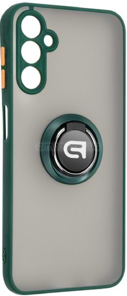 Чохол для смартфону Armorstandart Frosted Matte Ring for Samsung A14 4G / A14 5G Dark Green (ARM68351) - Фото 1