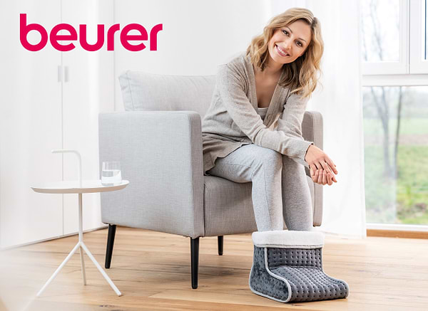 Фото - Електрогрілка для ніг Beurer FW 20 Grey
