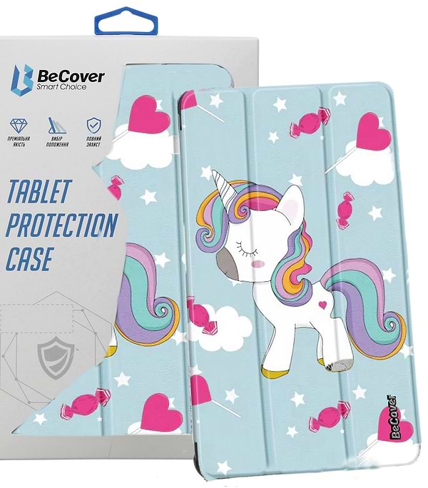 Фото - Чехол для планшета BeCover Flexible TPU Mate for Samsung Galaxy Tab S10 FE (SM-X520/SM-X526) 10.9" Unicorn (713272)