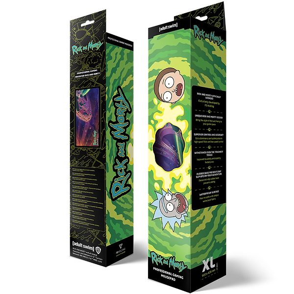 Фото - Килимок для миші  ігровий Warner Bros. Rick and Morty Outer Space XL (FWBMPRIMOR24005XL)