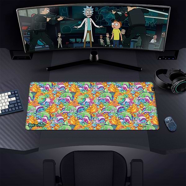 Фото - Килимок для миші  ігровий Warner Bros. Rick and Morty Monster XL (FWBMPRIMOR24011XL)