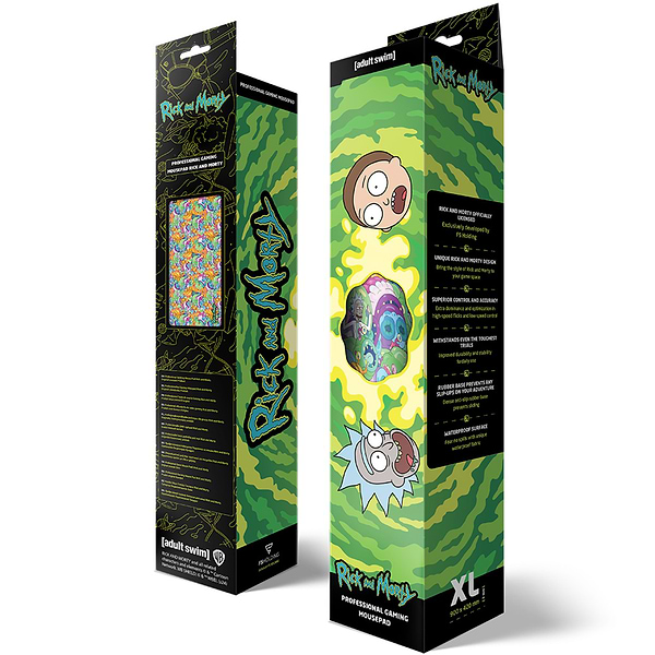 Фото - Килимок для миші  ігровий Warner Bros. Rick and Morty Monster XL (FWBMPRIMOR24011XL)