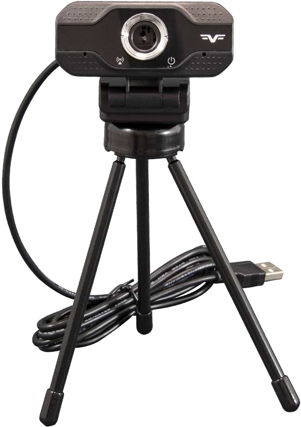 Фото - Веб-камера для компьютера Frime FWC-006 FHD Black з триподом